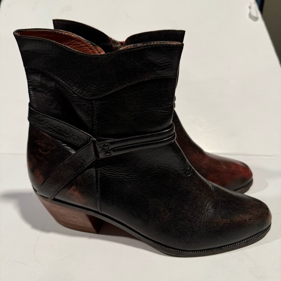 Stacy Adams Harness Contrasting Pattern Ankle Boots Size 8 - Picture 3 of 13